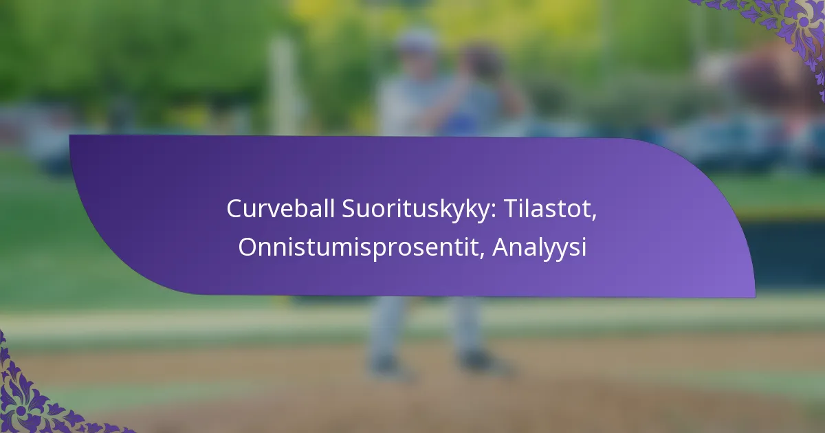 Curveball Suorituskyky: Tilastot, Onnistumisprosentit, Analyysi